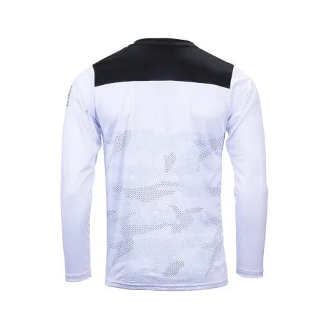 Kenny Racing Elite Long Sleeve Jersey - L - Camo - White - 2023