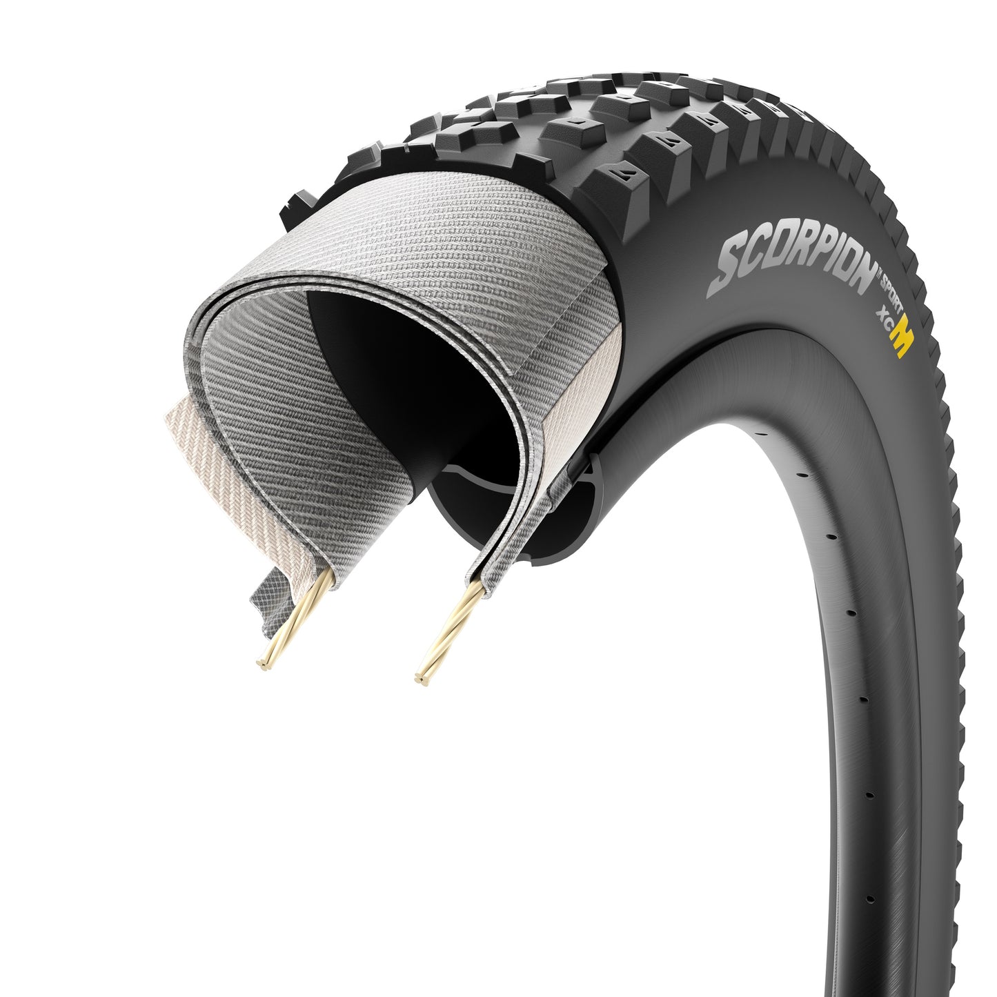 Pirelli Scorpion Sport XC M Tyre - 29 Inch - 2.4 Inch - Yes - Procompound Endurance - ProWall - Hard - Light Duty Protection - Folding - Black