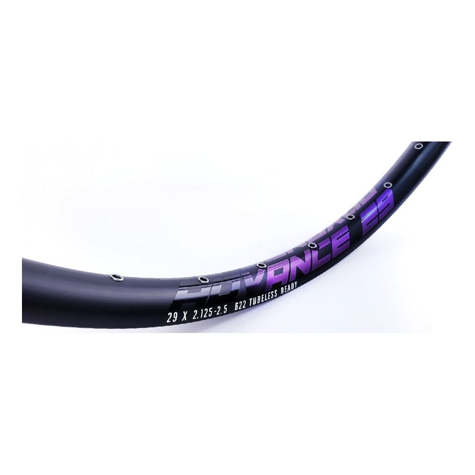 DaBomb Advance Rim - 29 Inch - 32 Hole - 30mm - Aluminium - Black - Chameleon