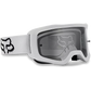 Fox Main Goggles - One Size Fits Most - Stray White - Clear Lens