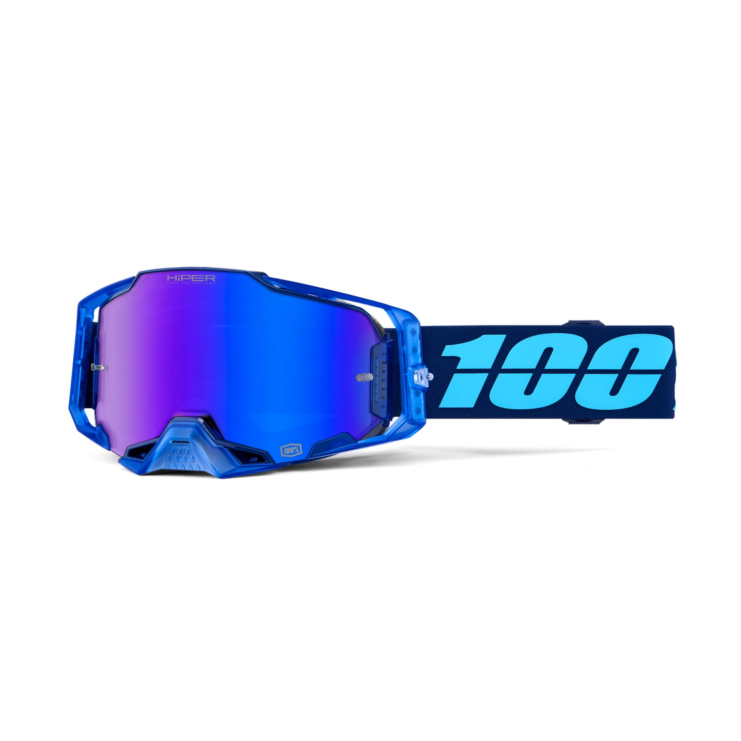 100 Percent Armega Goggles - One Size Fits Most - Coupe - Mirror Blue Lens