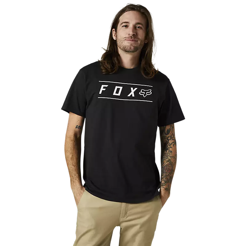 Fox Pinnacle Short Sleeve Tee - M - Black - White