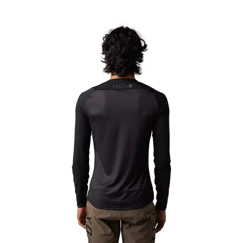 Fox Flexair Ascent Long Sleeve Jersey - S - Dark Slate