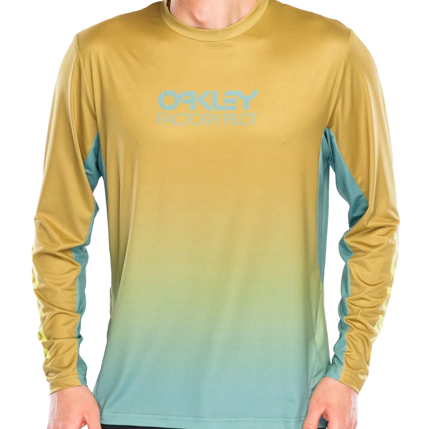 Oakley Maven Coast Long Sleeve Jersey 2 - M - Gradient Sulfide Pacific
