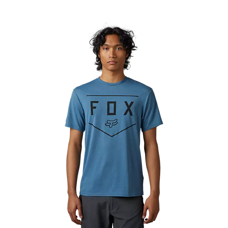 Fox Shield Short Sleeve Tech Tee - L - Dark Slate