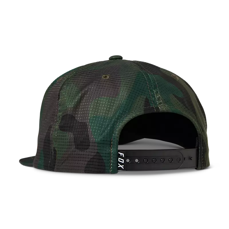 Fox Vzns Camo Tech Snapback Hat - One Size Fits Most - Green Camo