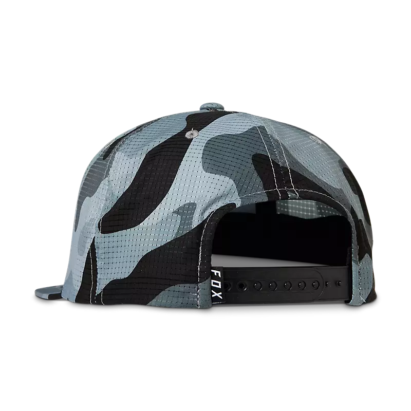Fox Vzns Camo Tech Snapback Hat - One Size Fits Most - Black Camo