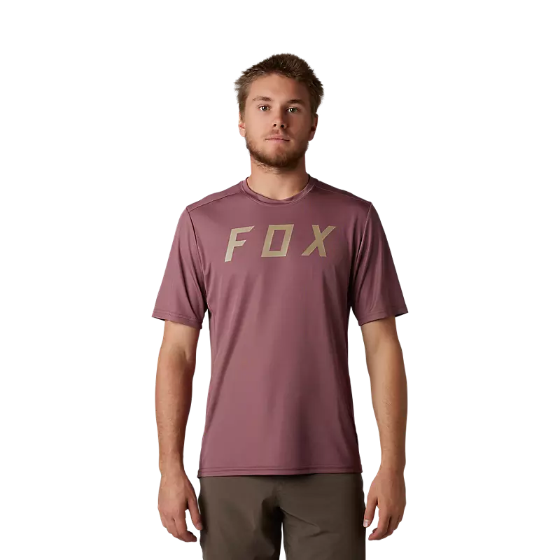 Fox Ranger Moth Short Sleeve Jersey - L - Cordovan