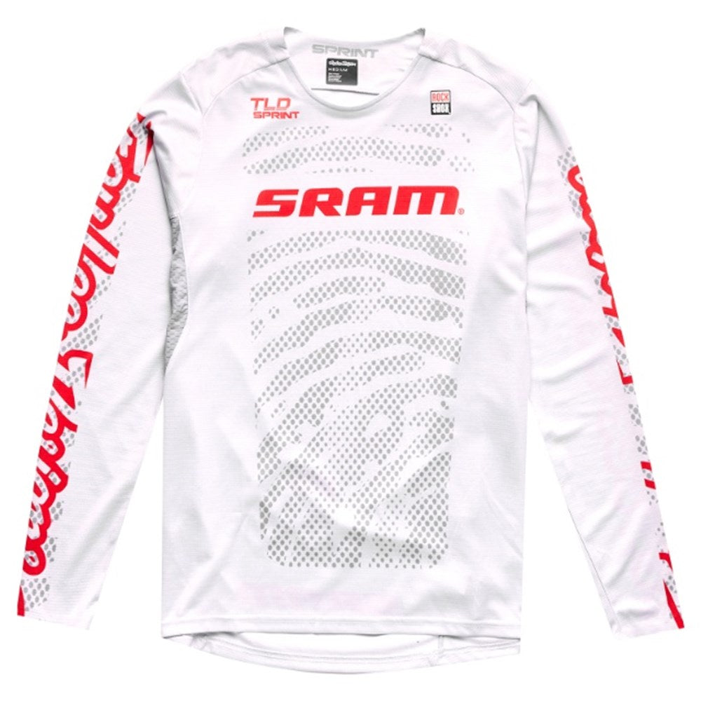 TLD Sprint Long Sleeve Jersey - M - Sram Shifted Cement