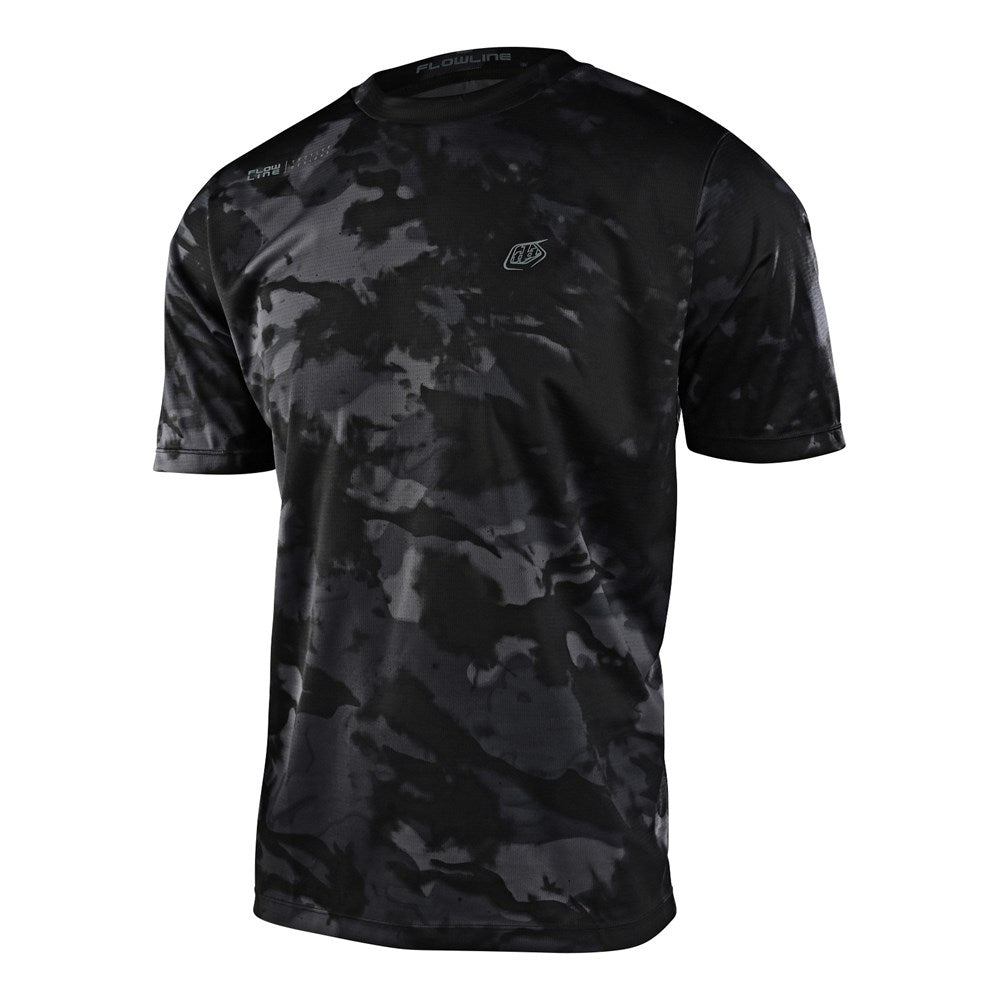 TLD Flowline Short Sleeve Jersey - L - Covert Black