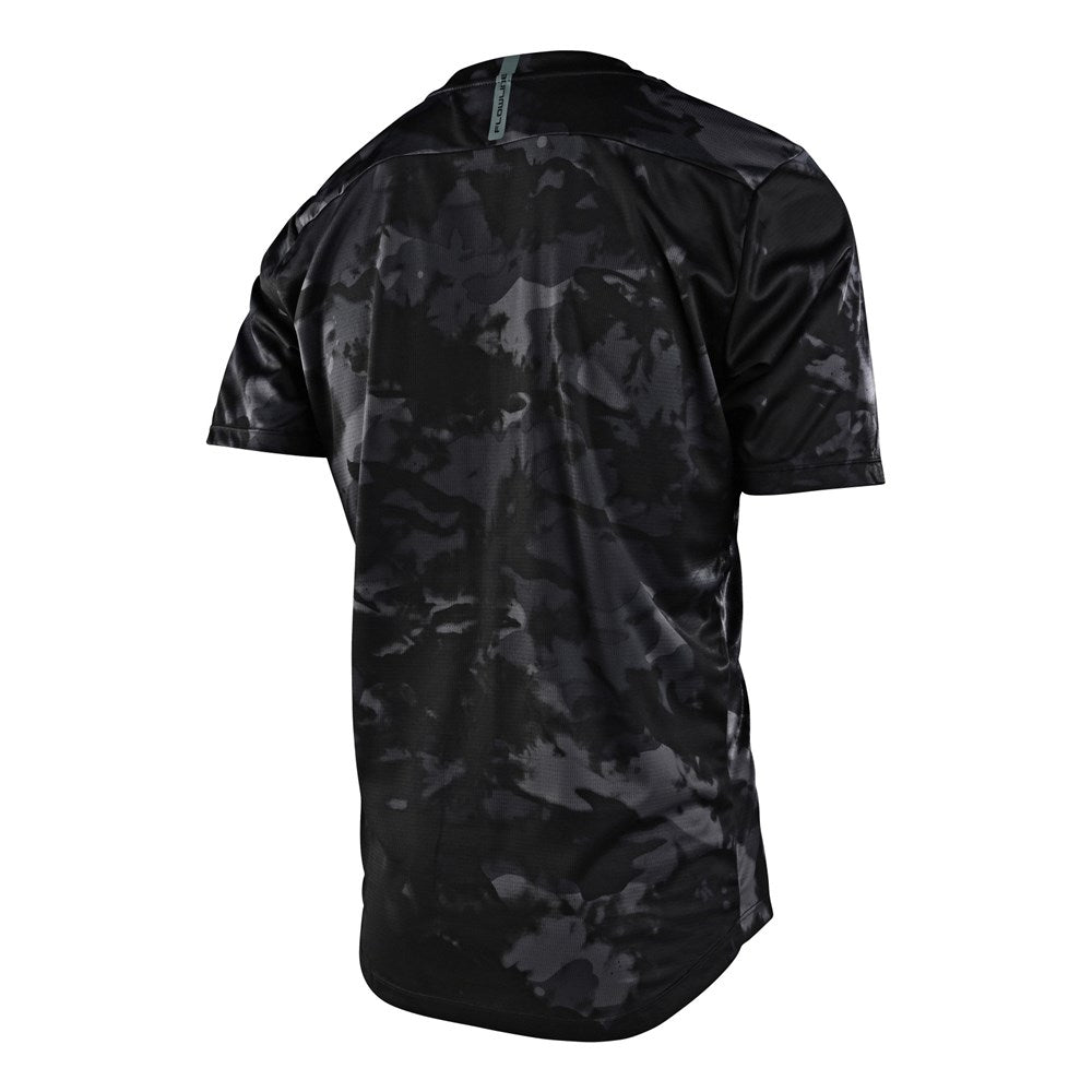 TLD Flowline Short Sleeve Jersey - L - Covert Black