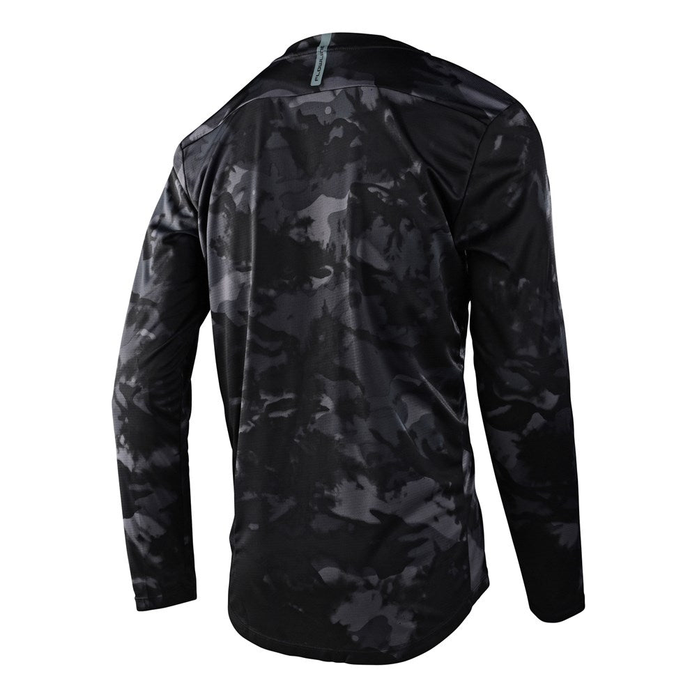 TLD Flowline Long Sleeve Jersey - M - Covert Black
