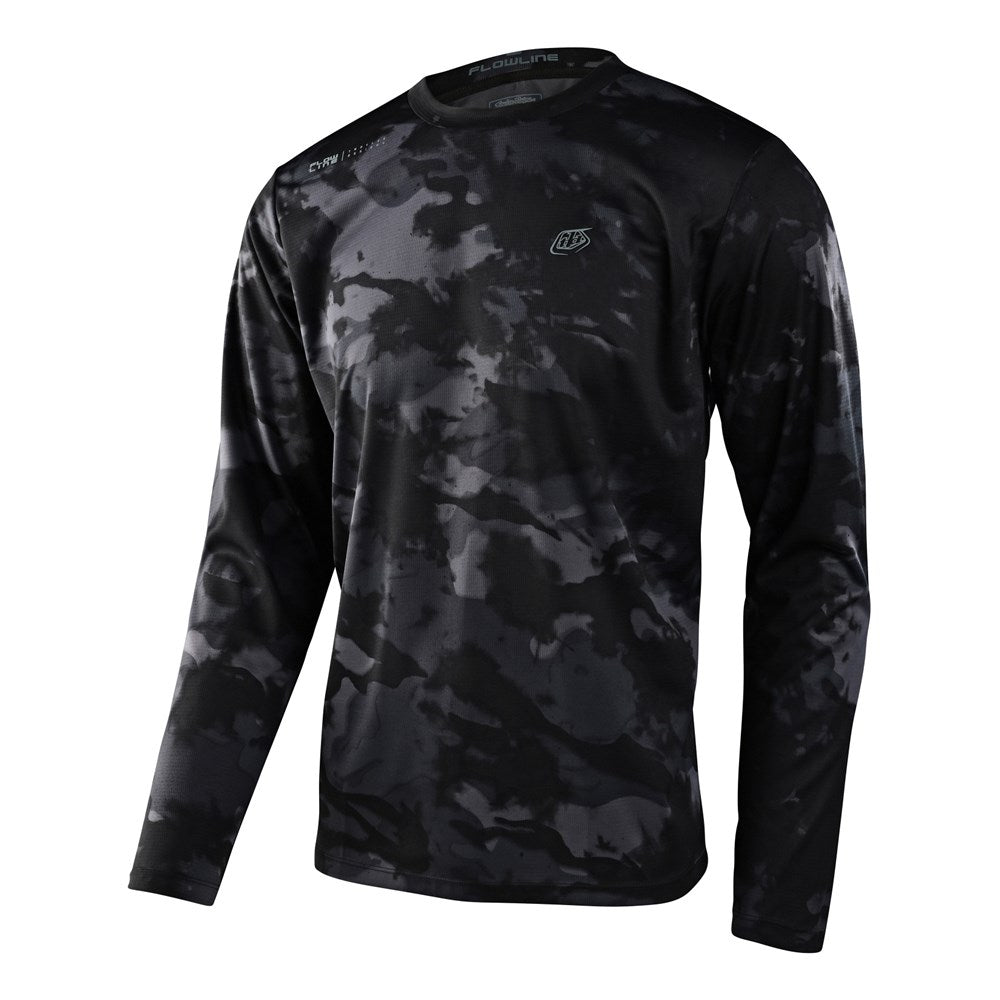 TLD Flowline Long Sleeve Jersey - XL - Covert Black
