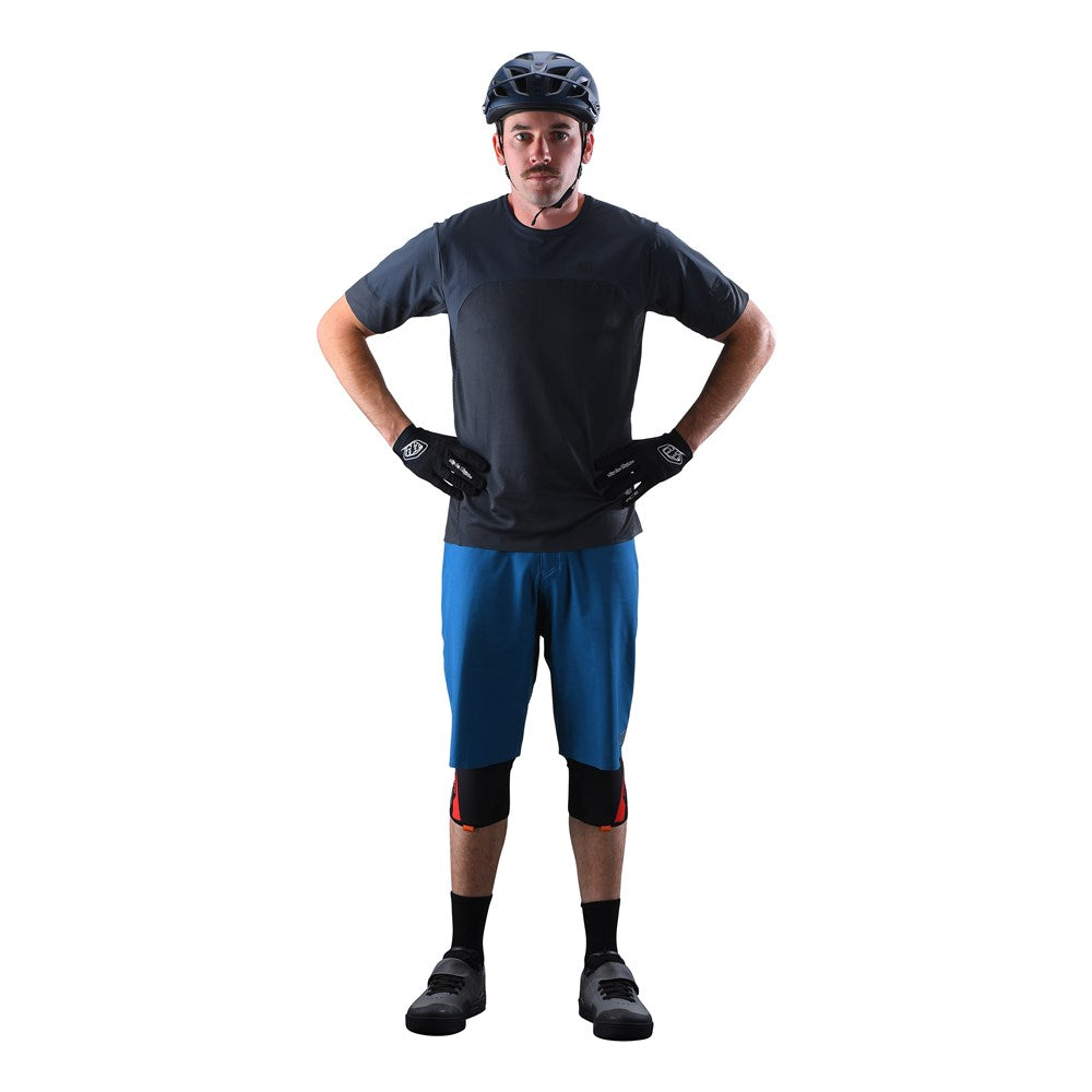 TLD Drift Short Sleeve Jersey - L - Dark Charcoal