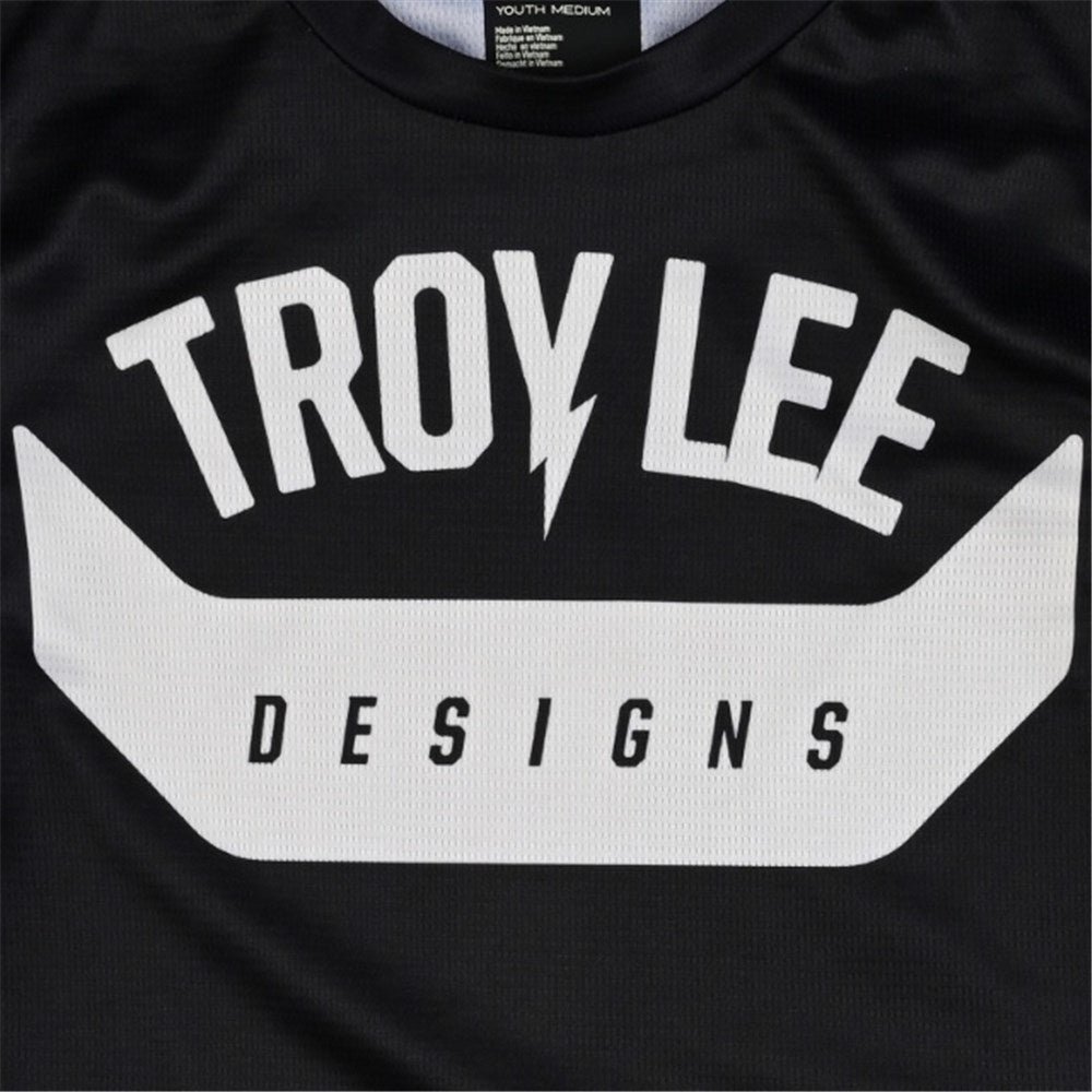 TLD Flowline Youth Long Sleeve Jersey - Youth XL - Aircore Black