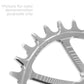 Garbaruk Chainring - Direct Mount - Shimano - 3mm - Round - 34T - 9 -12 Speed - Alloy - Silver