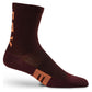 Fox Flexair Women's Merino 6 Inch Socks - Women's One Size Fits Most - Dark Maroon