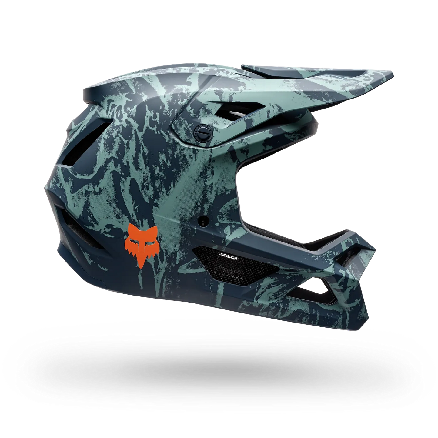 Fox Youth Rampage Helmet - L - Image Print Arc Blue