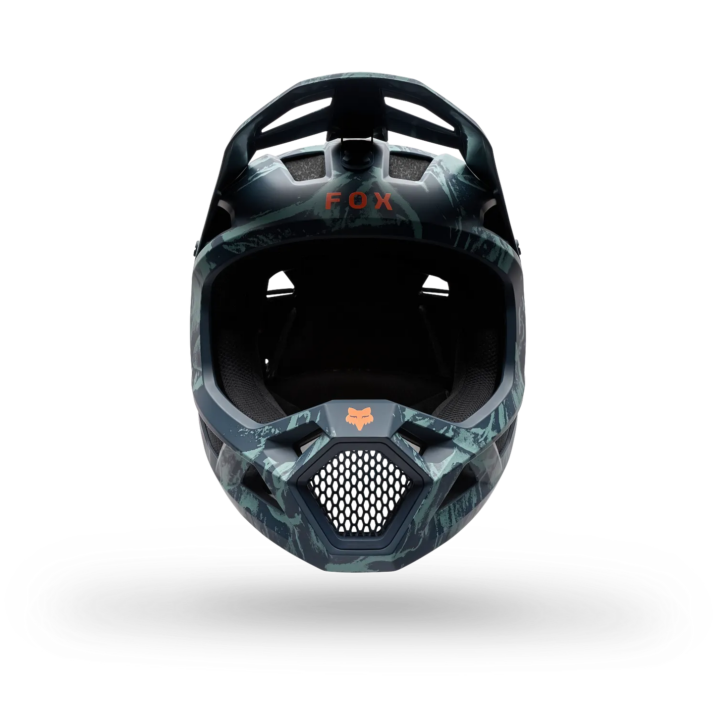 Fox Youth Rampage Helmet - L - Image Print Arc Blue