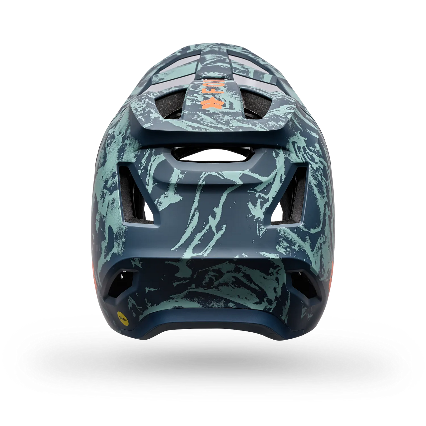 Fox Youth Rampage Helmet - L - Image Print Arc Blue