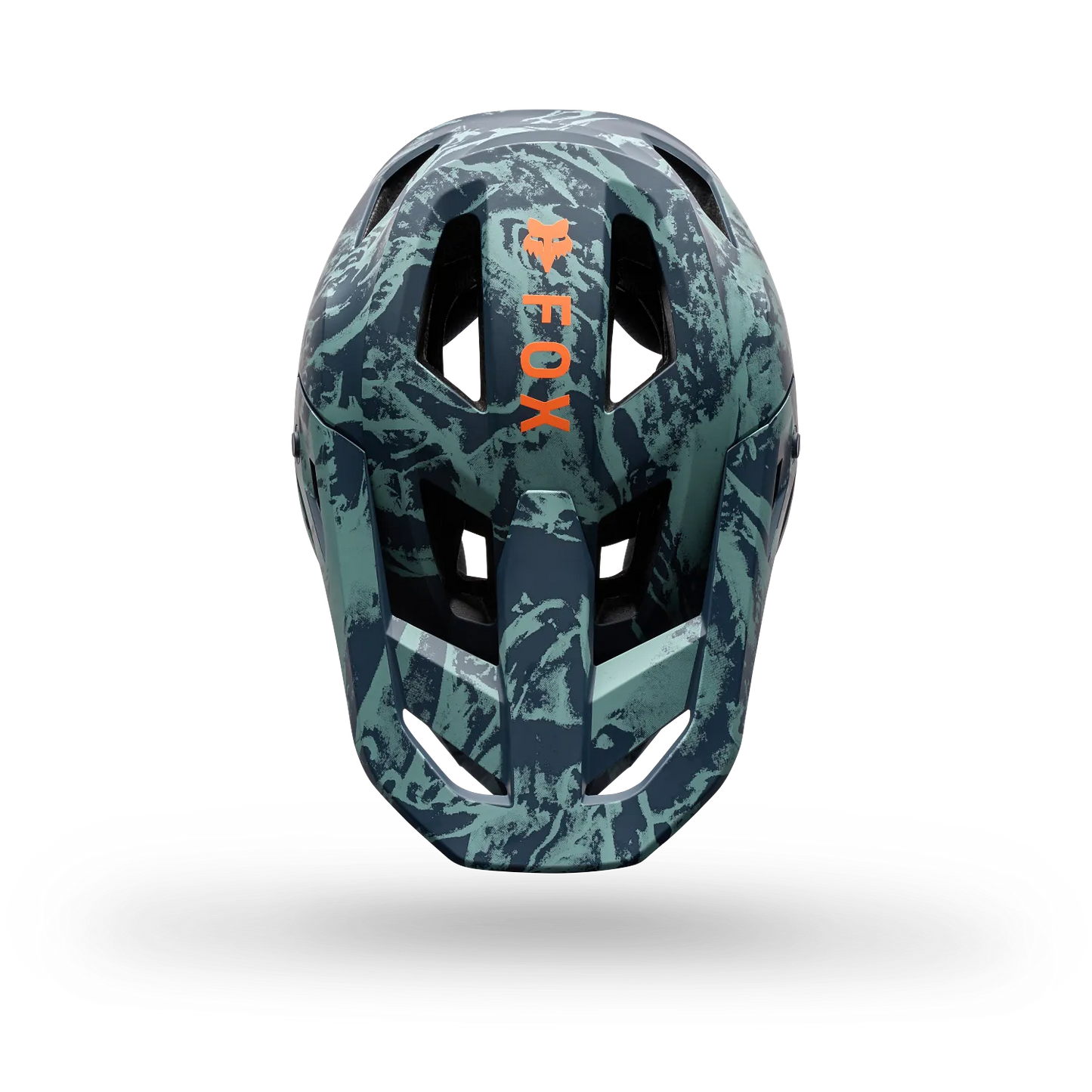 Fox Youth Rampage Helmet - L - Image Print Arc Blue