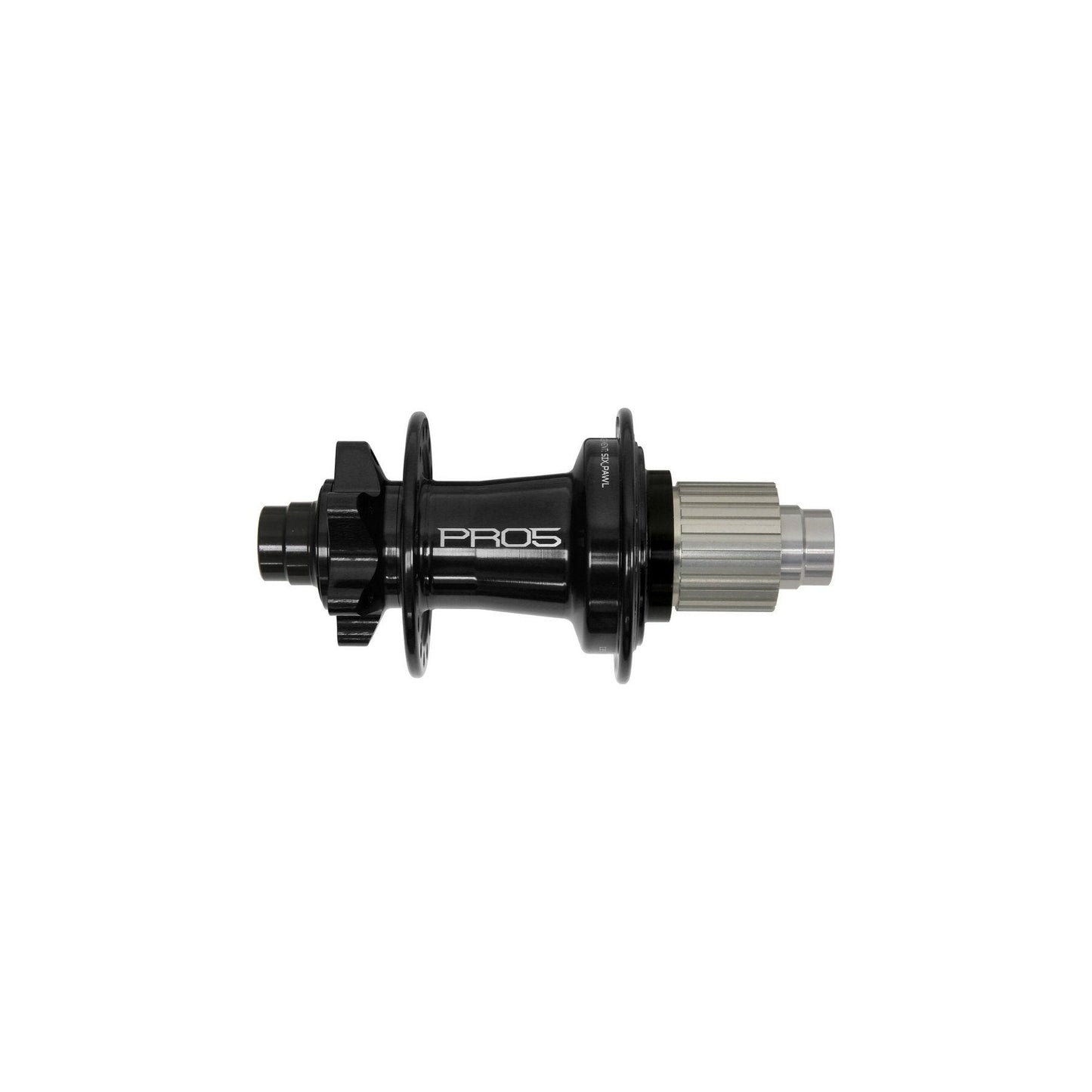 Hope Pro 5 Rear 6 Bolt 12x142mm Disc Hub - Rear - 12x142mm - Shimano Microspline - 6 Bolt - 32 Hole - J-Bend - Black