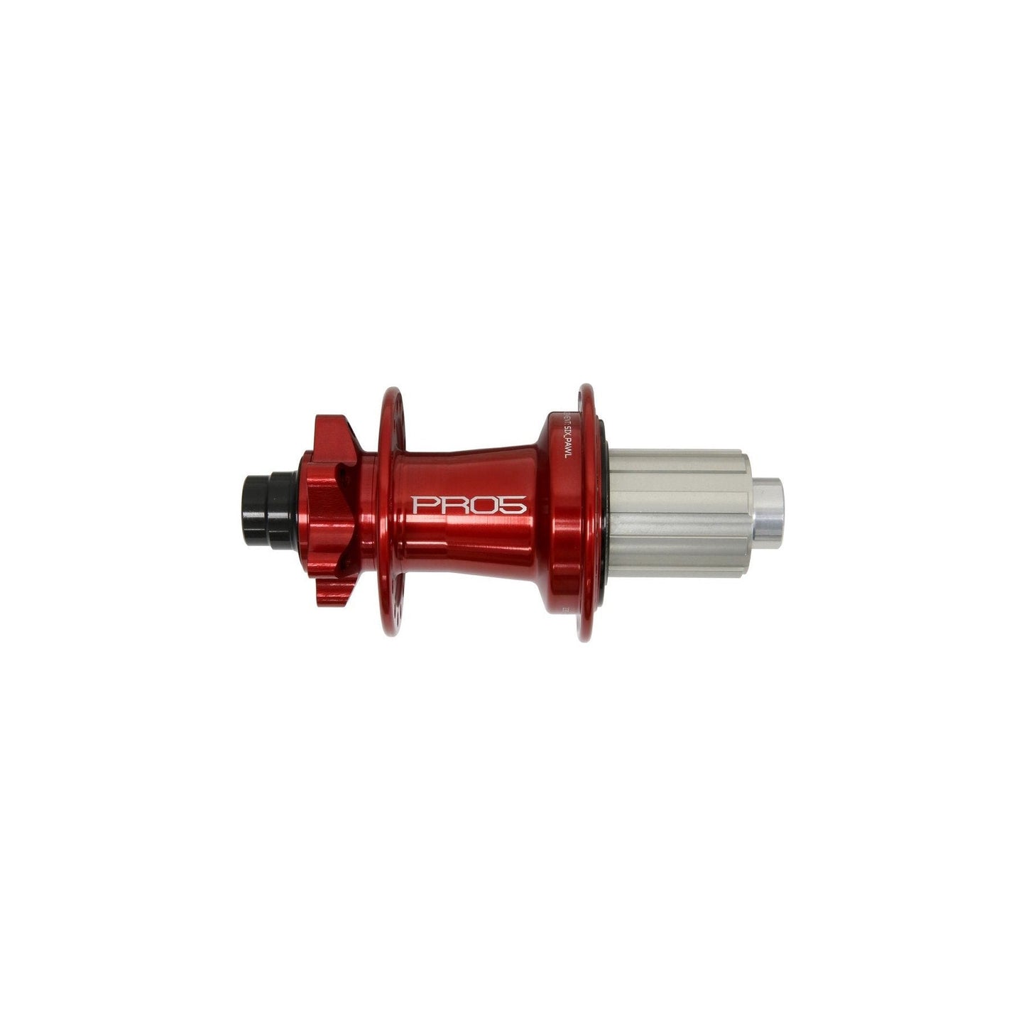 Hope Pro 5 Rear 6 Bolt 12x157mm Disc Hub - Rear - 12x157mm Superboost - Shimano HG Splined - 6 Bolt - 32 Hole - J-Bend - Red