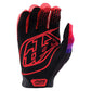 TLD Youth Air Gloves - L - Reverb Black - Glo Red