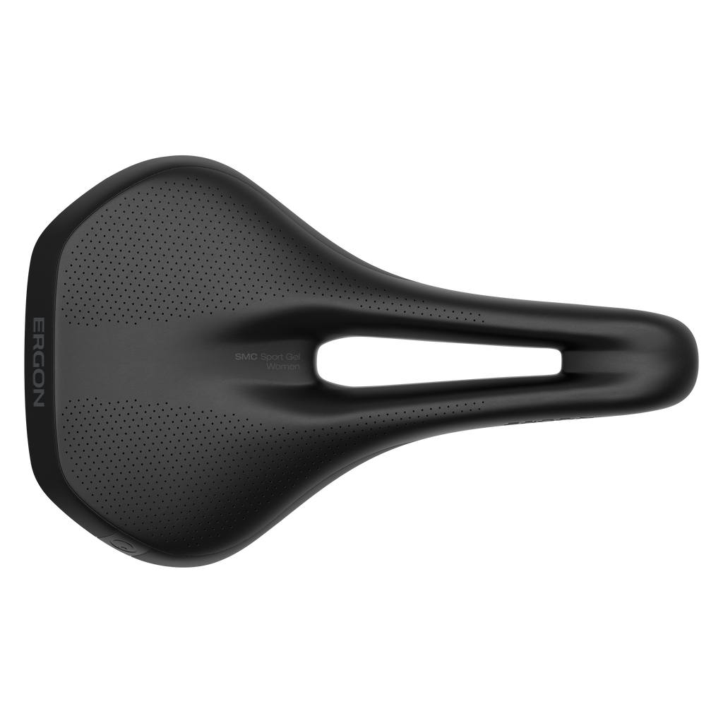 Ergon SMC Sport Gel Women MTB Saddle - Black - Cro-Mo Alloy - M-L