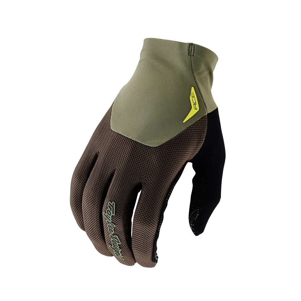 TLD Ace Gloves - S - Mono Olive