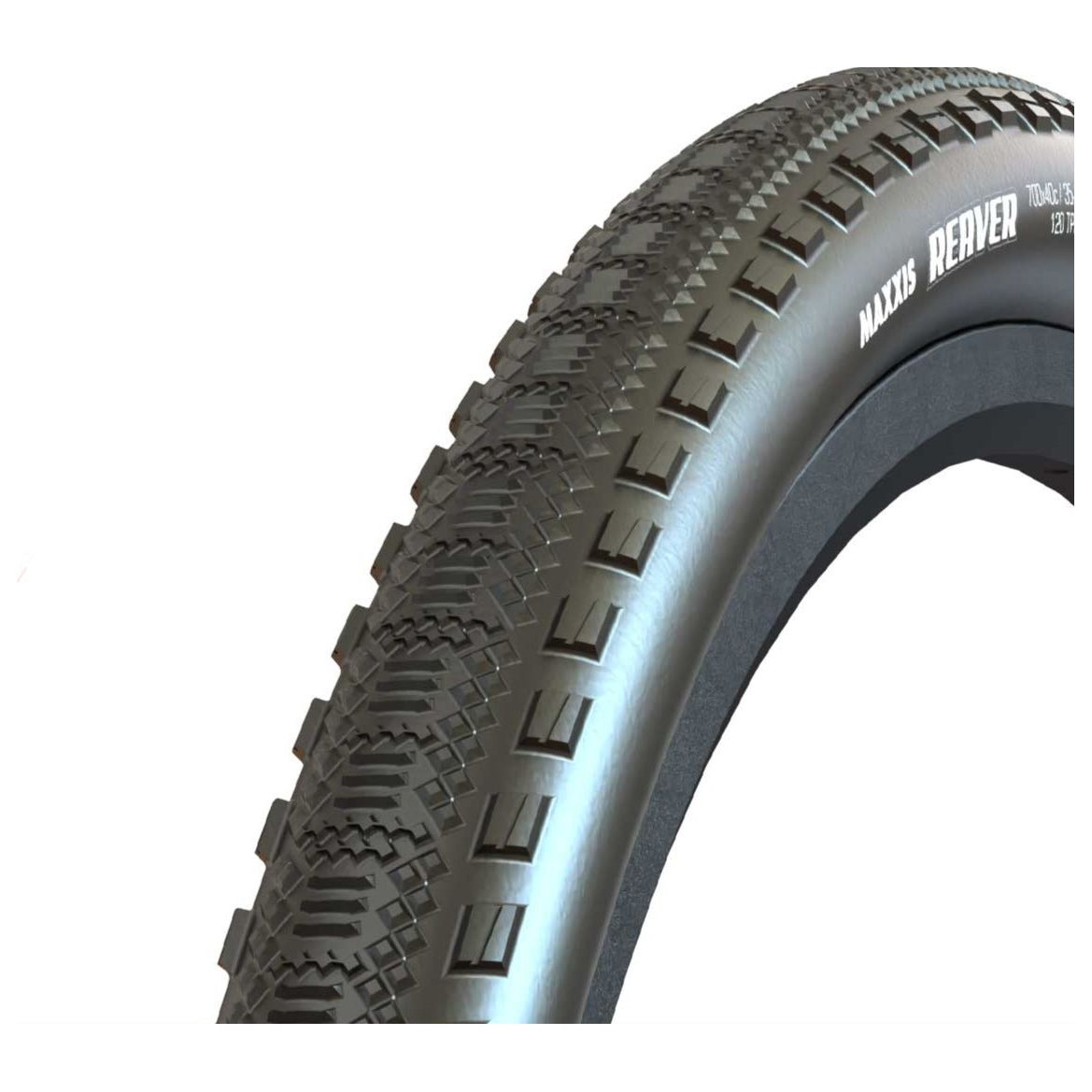 Maxxis Reaver Gravel Tyre - 700c - 45c - Yes - EXO 120TPI - Folding - Black