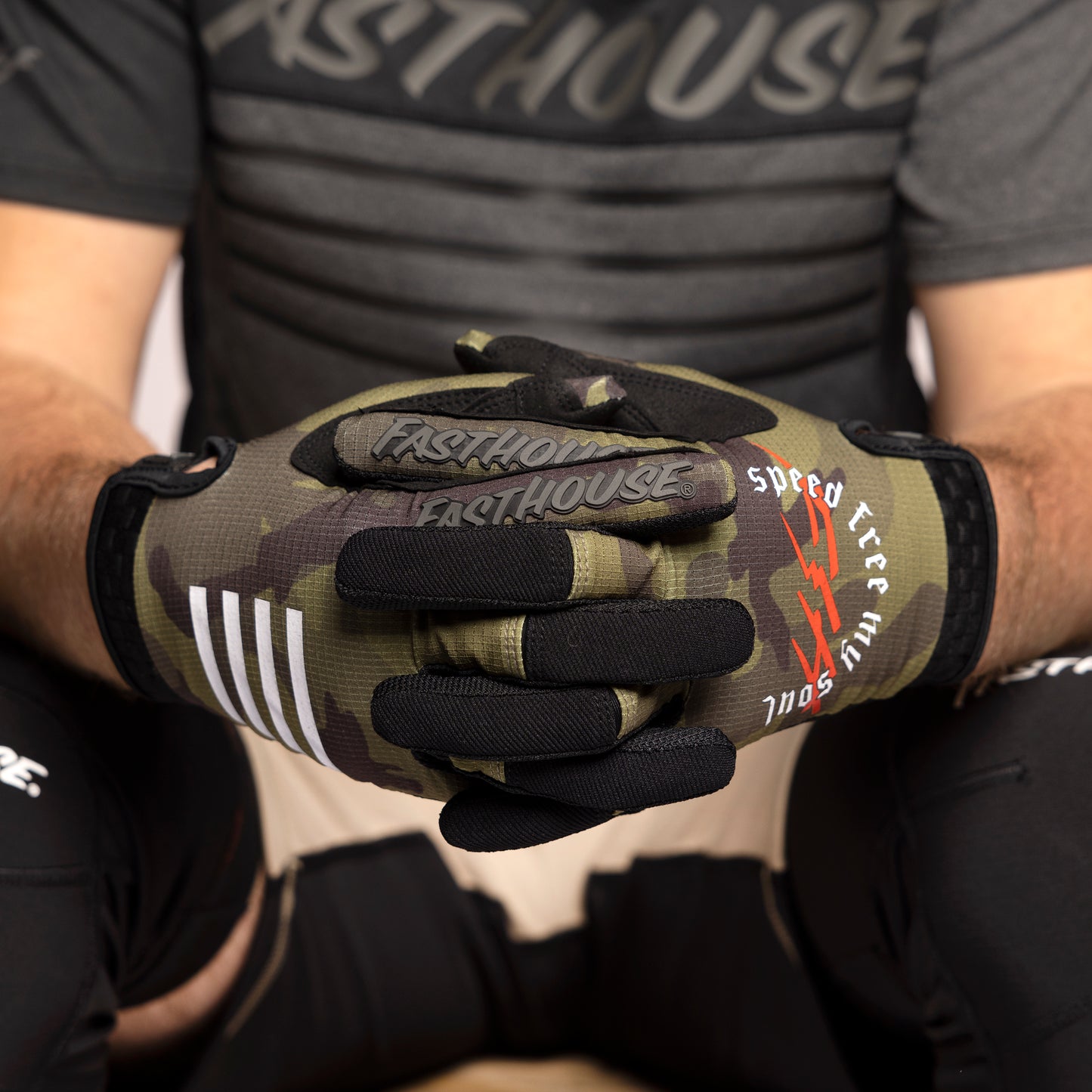Fasthouse Speed Style Menace Gloves - L - Camo