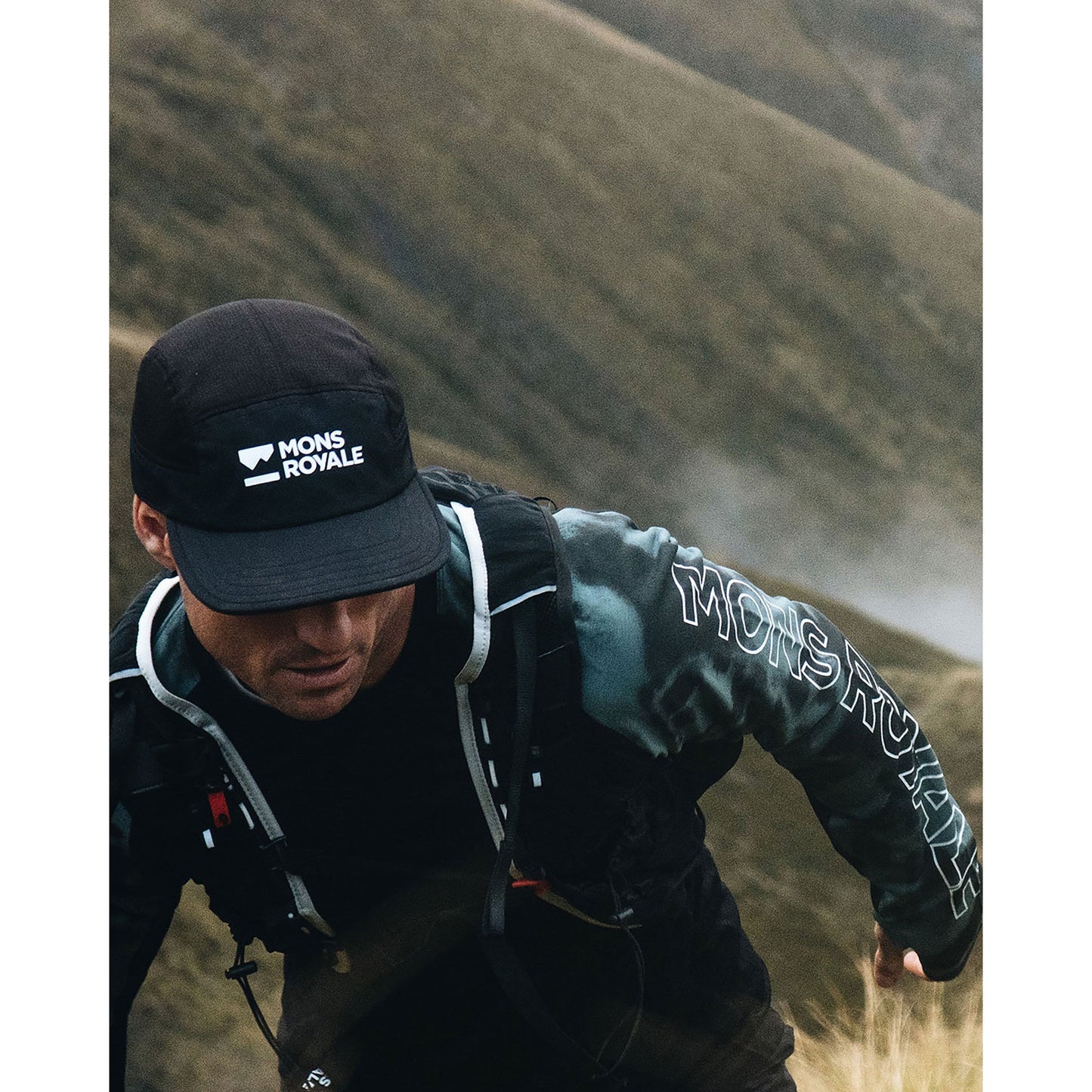 Mons Royale Velocity Trail Cap - One Size Fits Most - Black