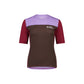 Mons Royale Women's Redwood Enduro VT Short Sleeve Jersey - Women's M - Cedar - Cherry - Lupin