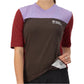 Mons Royale Women's Redwood Enduro VT Short Sleeve Jersey - Women's M - Cedar - Cherry - Lupin