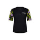 Mons Royale Women's Redwood Enduro VT Short Sleeve Jersey - Women's XL - Alpine Bloom - Black