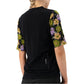 Mons Royale Women's Redwood Enduro VT Short Sleeve Jersey - Women's S - Alpine Bloom - Black