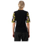 Mons Royale Women's Redwood Enduro VT Short Sleeve Jersey - Women's XL - Alpine Bloom - Black