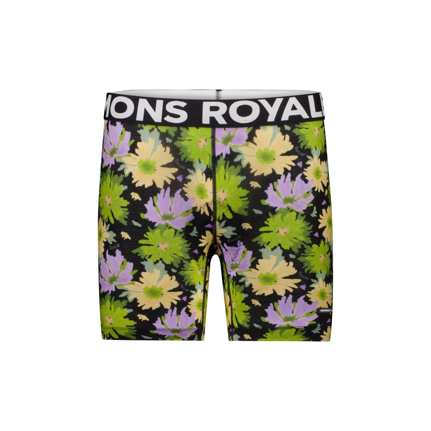 Mons Royale Women's Low Pro Merino Aircon MTB Short Liner - Women's L - Alpine Bloom