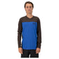 Mons Royale Redwood Enduro VLS Long Sleeve Men's Jersey - L - Cedar - Cobalt - Black