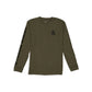 Mons Royale Icon Long Sleeve Men's T-Shirt - M - Dark Olive
