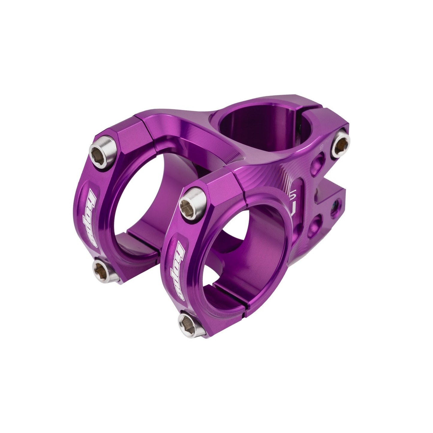 Hope Gravity 31.8mm Bar Clamp Stem - 1 1/8th Inch Steerer - 31.8mm - 35mm - 0 Degree - Purple