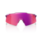 100 Percent Aerocraft Sunglasses - One Size Fits Most - Gloss Purple Chrome - Purple Mirror Lens