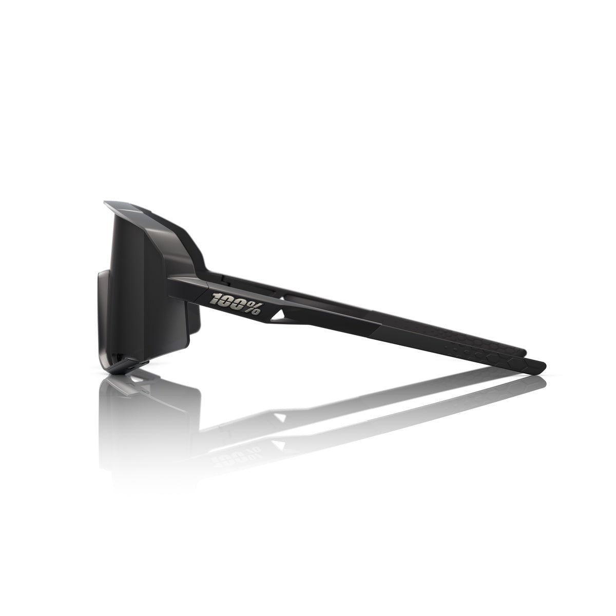 100 Percent Slendale Sunglasses - One Size Fits Most - Matte Black - Smoke Lens