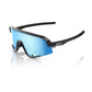 100 Percent Slendale Sunglasses - One Size Fits Most - Matte Black - HiPER Blue Mirror Lens