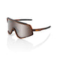 100 Percent Glendale Sunglasses - One Size Fits Most - Matte Translucent Brown Fade - HiPER Silver Mirror Lens