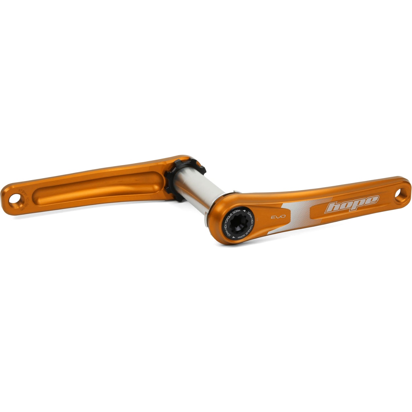 Hope EVO Crank Arms - 68-73mm and BB86-92 - 30mm - Hope Direct Mount - 165mm - Orange