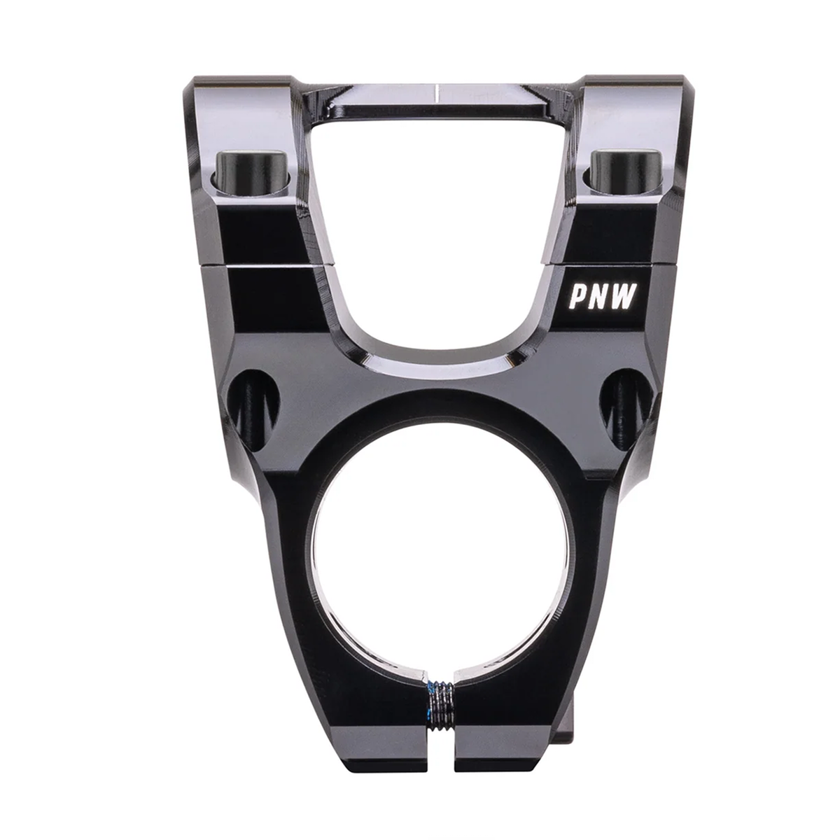 PNW Components Loam Stem - 1 1/8th Inch Steerer - 31.8mm - 32mm - 0 Degree - Blackout Black