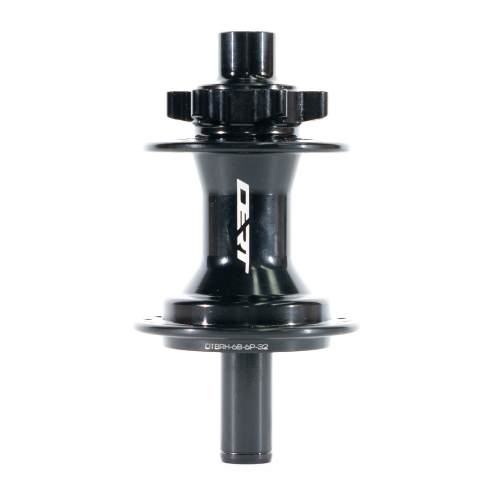 Dert Rear 6 Bolt Disc Hub - 6 Bolt - Black