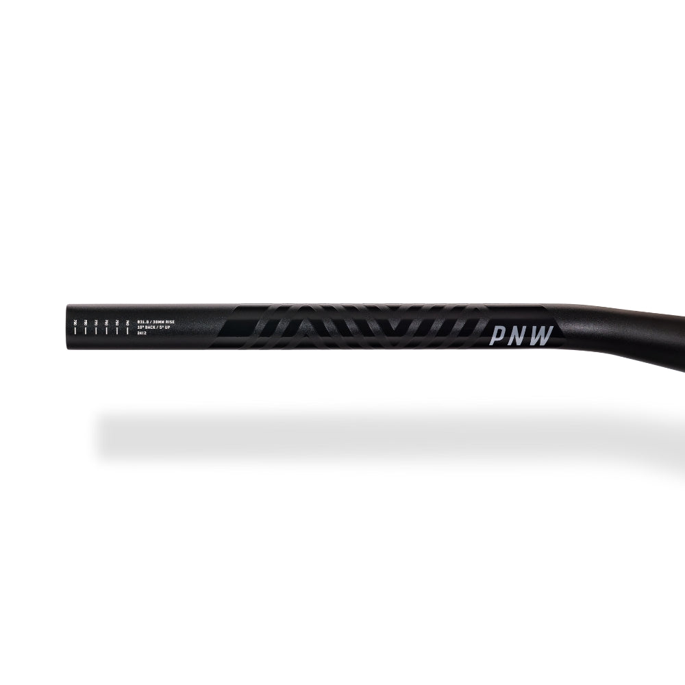 PNW Components Range Alloy Bars - 31.8mm - 800 - 25mm - Black